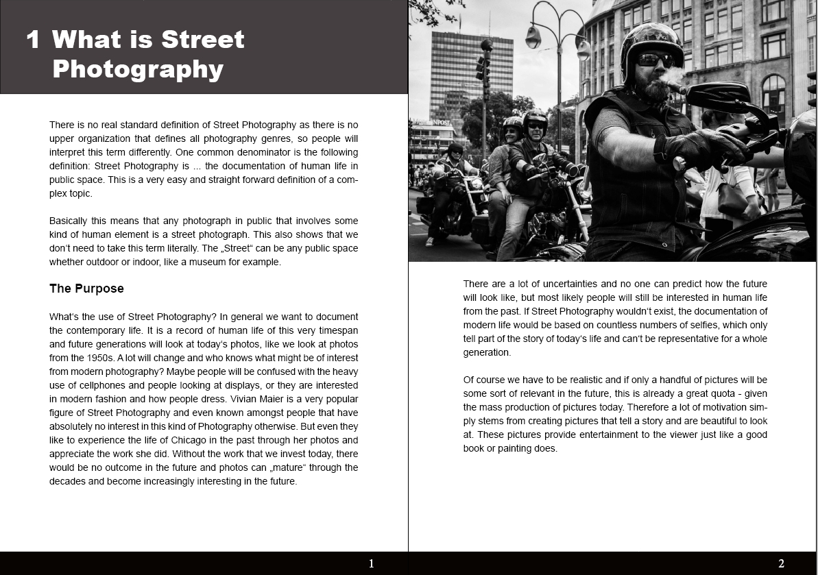Street Photography e-Book